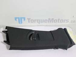 Audi RS4 B8 Drivers right interior B pillar trim black