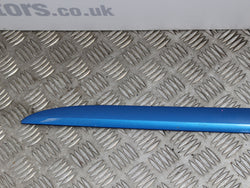 Mk5 astra vxr door bump rub strip moulding trim passenger side left blue